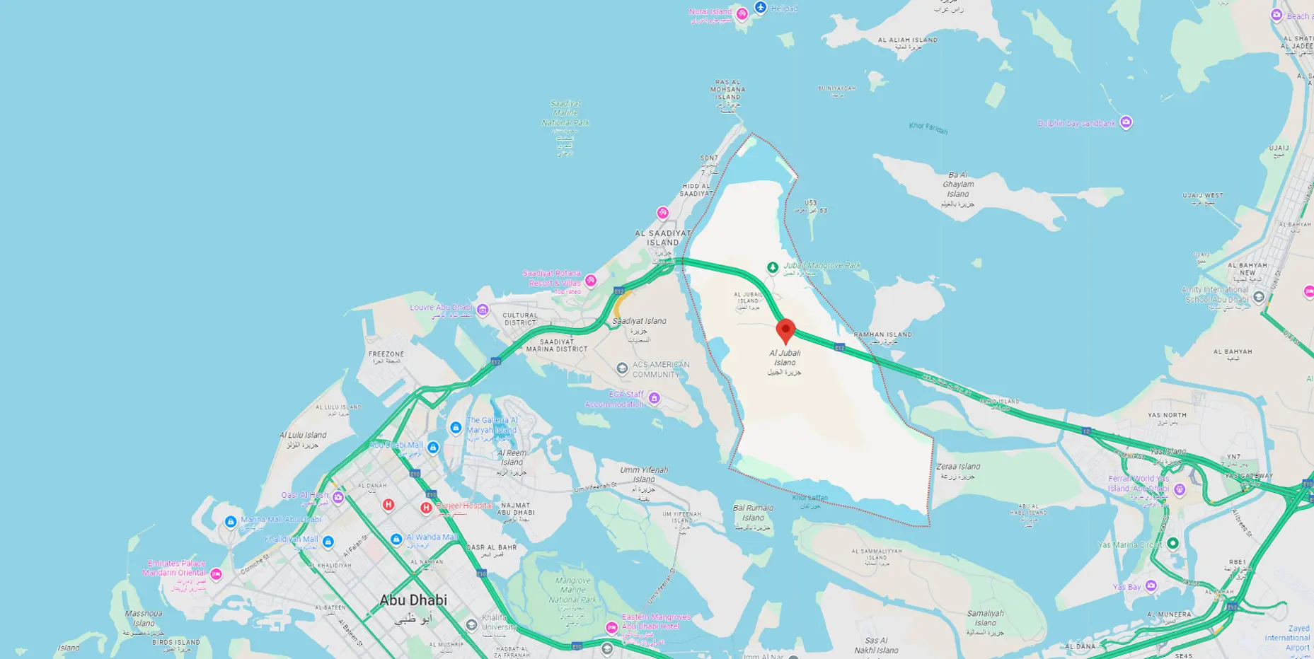 al jubail island